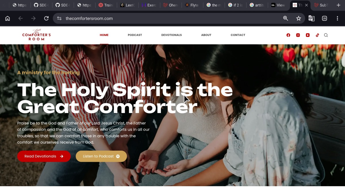 The Comforters Room Blog Article