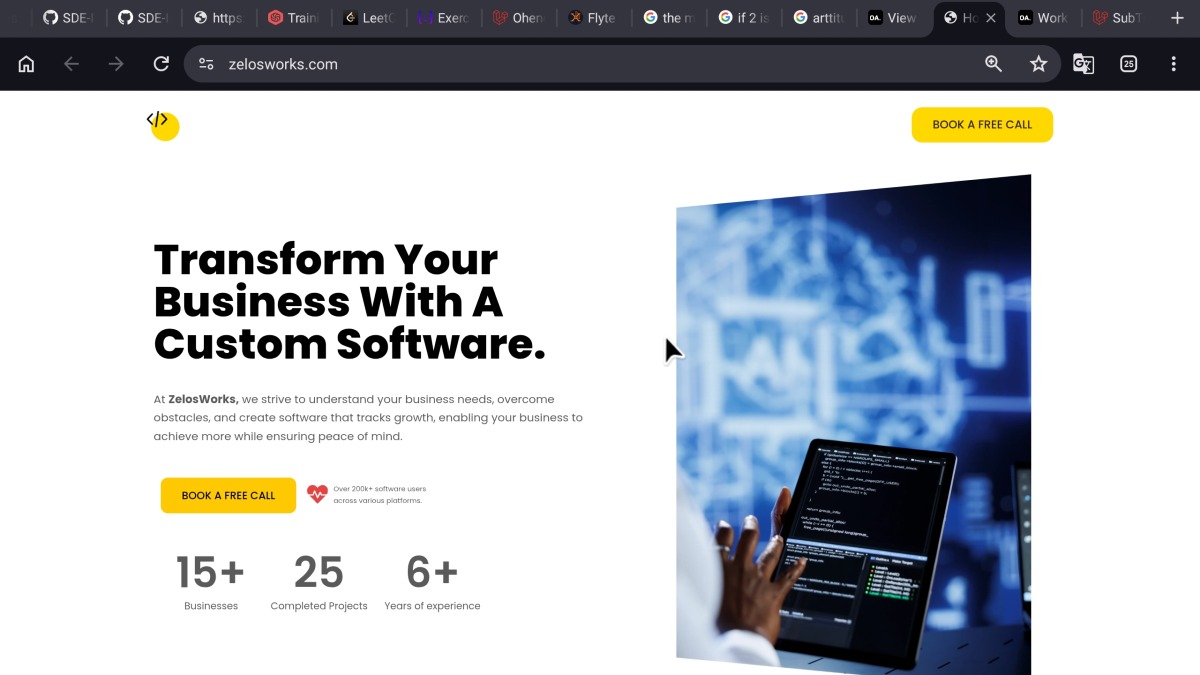 ZelosWorks Homepage